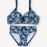 Floral Bra And Panty Sets - Nightylux