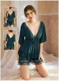 Green Nighty for Women - Elegant Sleepwear with Ultimate Comfort