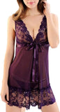 Purple Stylish Nighty - Elegance and Comfort in One - Nightylux